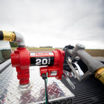 Fill-Rite Liquid Transfer Tank Pump, Diesel/Gasoline/Kerosene/E15/Biodiesel Up To B20, 12 V DC, 20 gal Per Minute - FR4210H