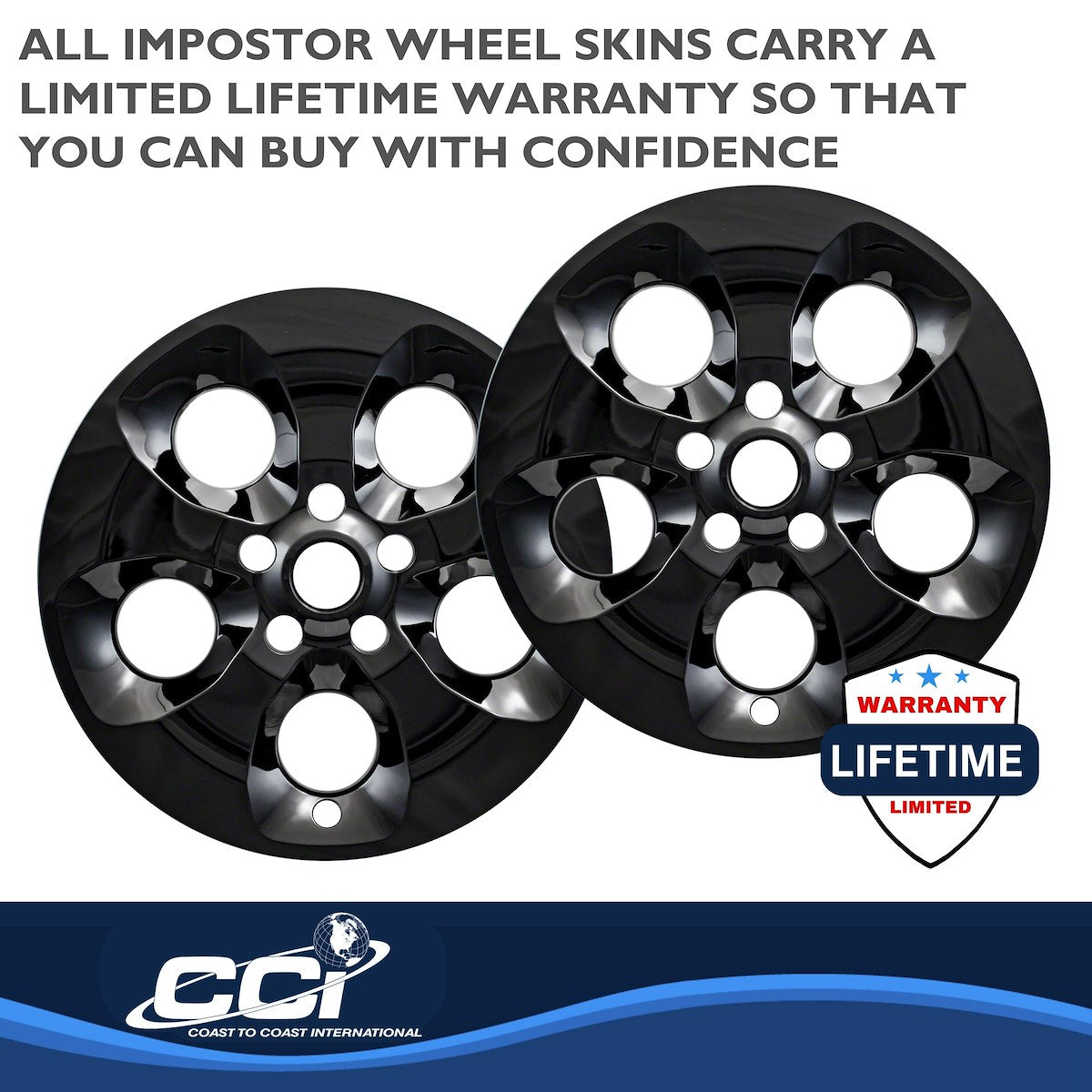 Coast2Coast Wheel Skins & Styled Wheel Covers IMP421BLK product image 4