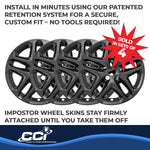 Coast2Coast Wheel Skins & Styled Wheel Covers IWCIMP372BLKN product image 4