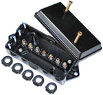Tow Force Jammy Junction Box, JB Series, 7 Pole, Black - J-JB