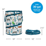 Camco Collapsible Container, Holds 30 gal Kitchen Size Trash Bag - 42997
