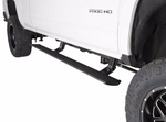 AMP Research Running Board, Textured Powder Coated, Black, Die Cast Aluminum - 76154-01A