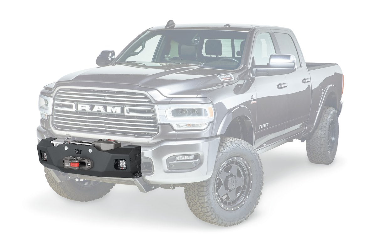 Warn Winch Mount, Steel, Black Powdercoated - 107651