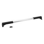 Camco Screen Door Push Bar, Adjustable From 21-1/4 in to 28-5/8 in, Black, Aluminum Bar With Molded Handles - 42183