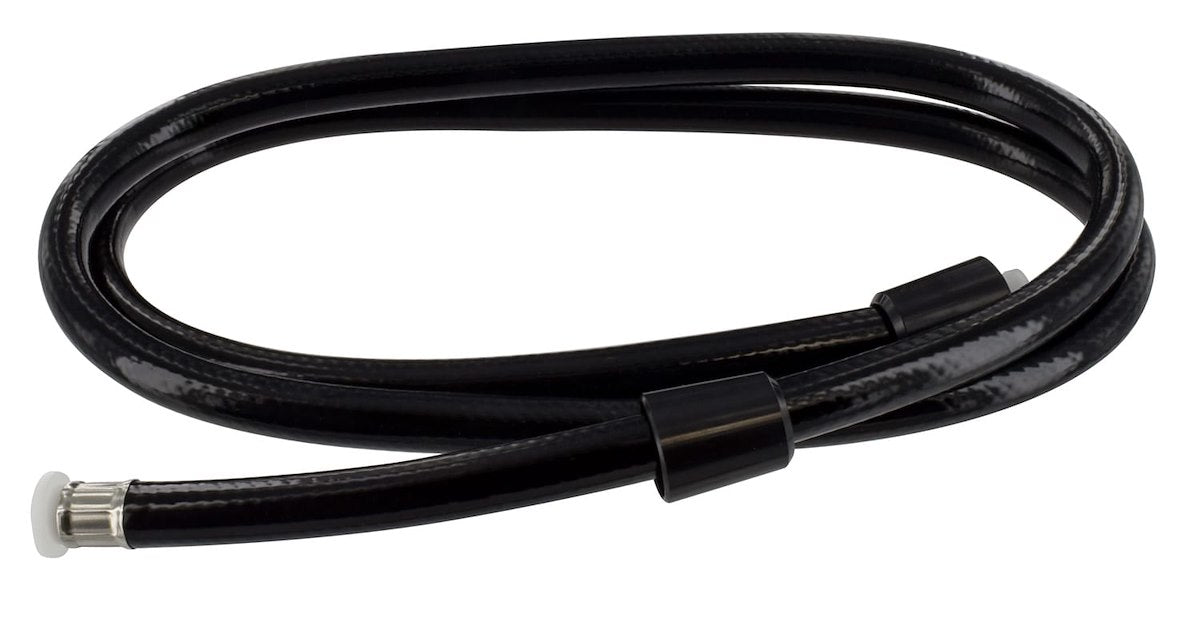 Phoenix Products Shower Head Hose, 60 in Length, Fits Phoenix Exterior Shower Part Number 377BK, Black/Vinyl - PF276018