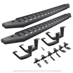 Go Rhino Running Board, RB20, Textured Powder Coated, Black Galvanized Steel - 6943468020PC