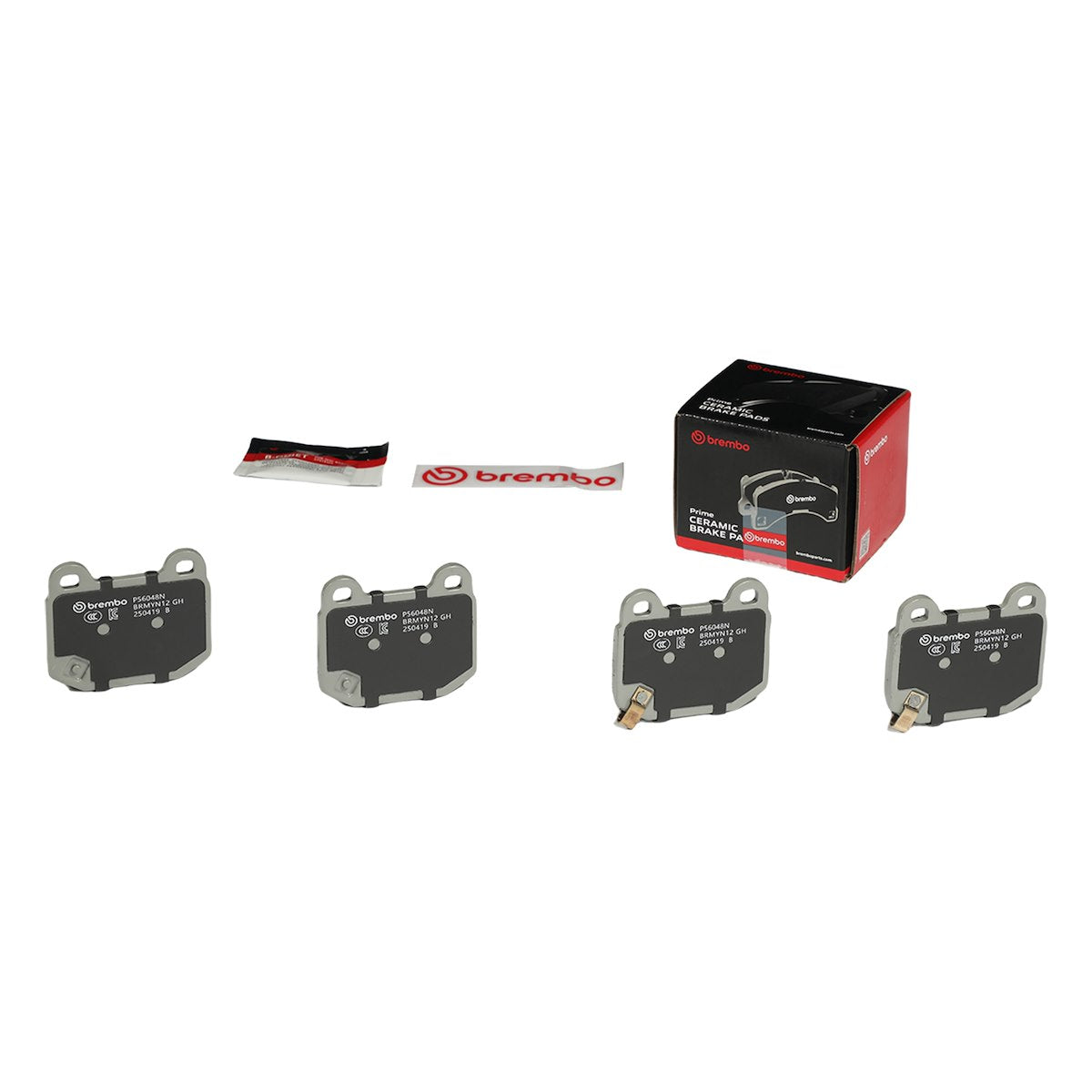 Brembo Brake Pad, FMSI Number D961-7859, Ceramic, Set Of 4 - P56048N