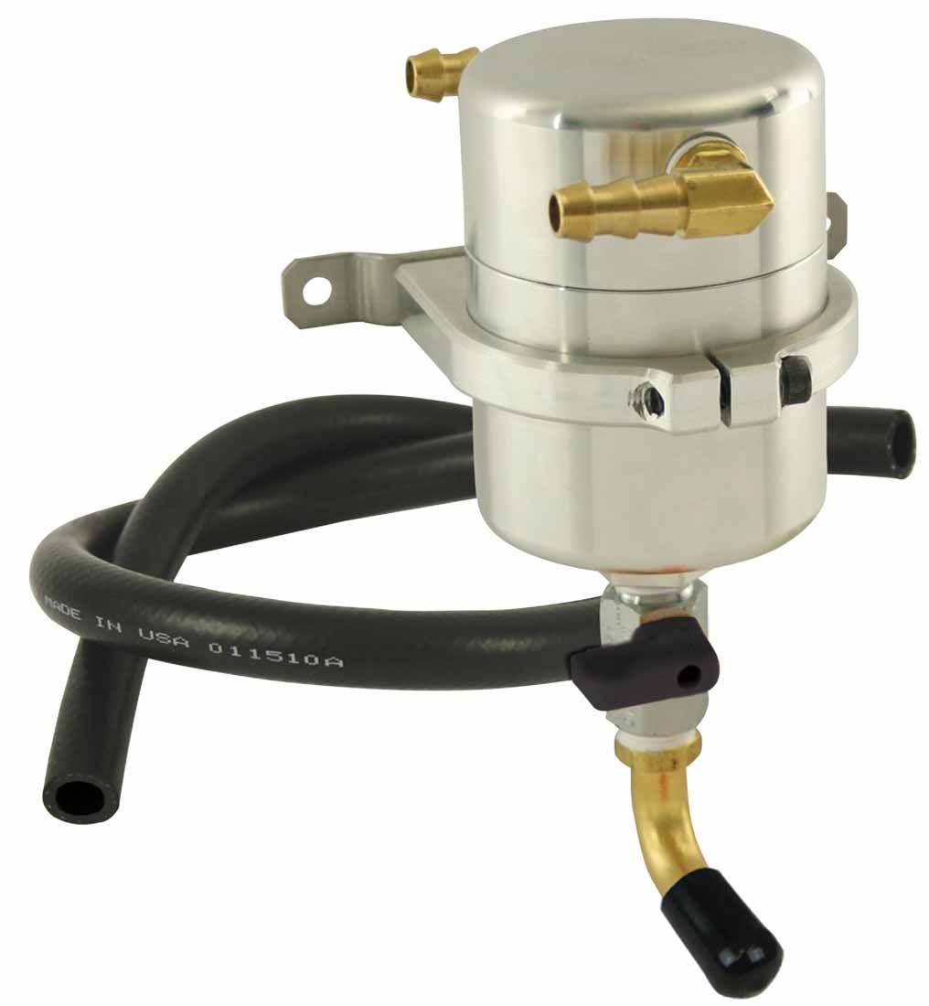 Moroso Catch Can, 2, Polished Aluminum, Aluminum - 85474