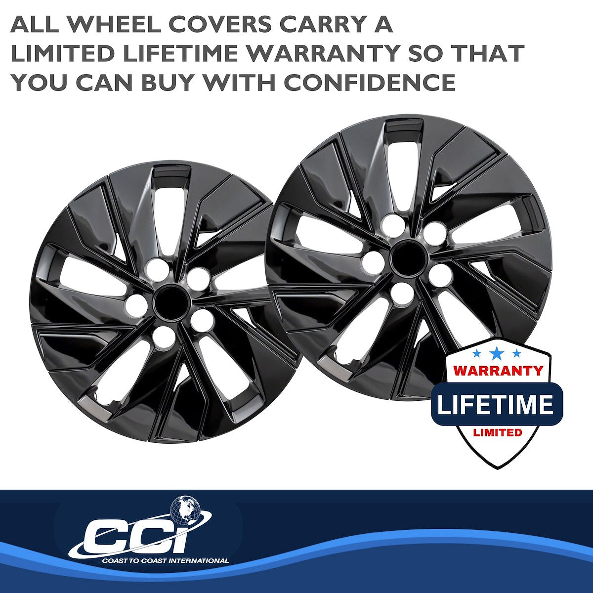 Coast2Coast Universal Wheel Covers IWC53816BLK product image 4