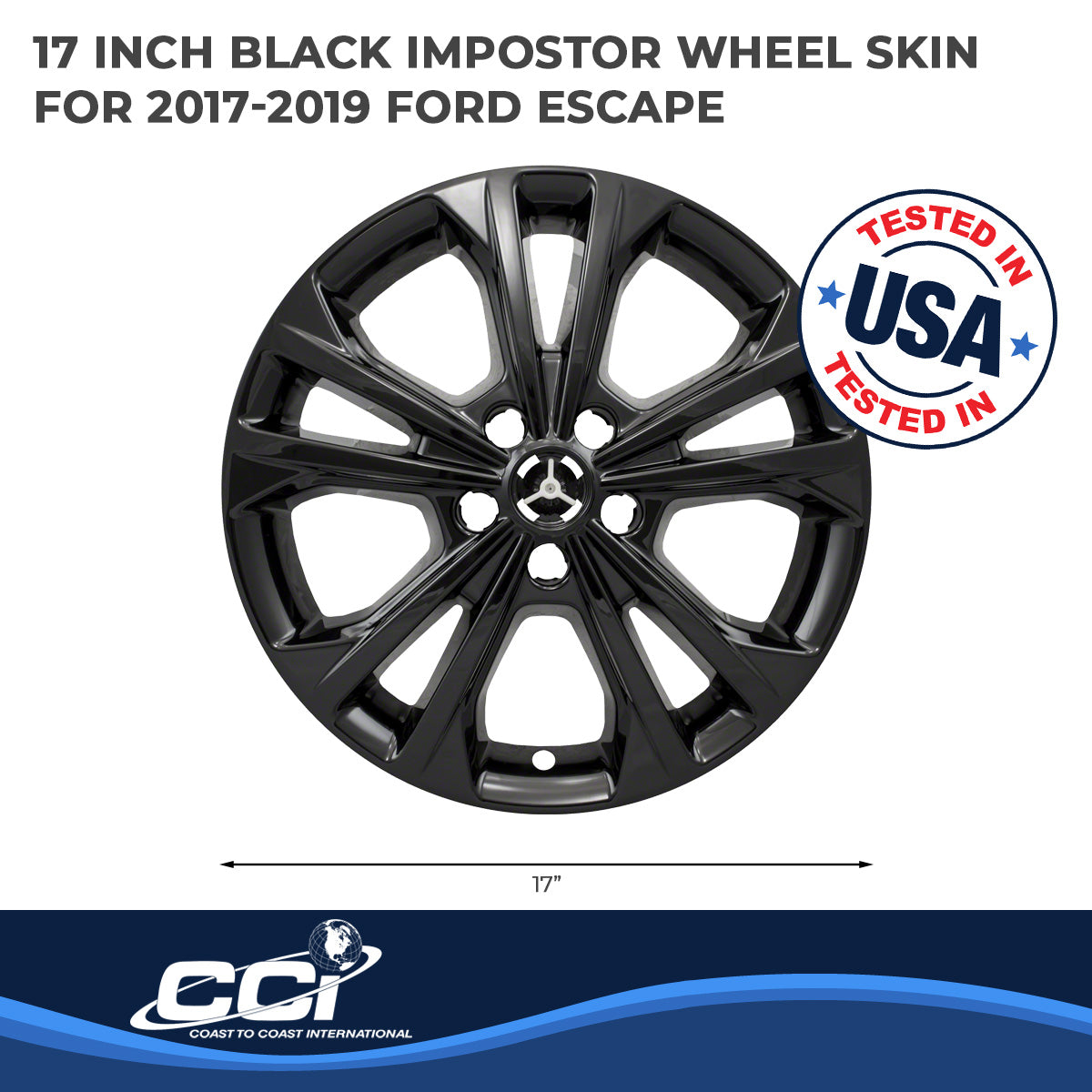 Coast2Coast Wheel Skins & Styled Wheel Covers IWCIMP414BLK product image 2