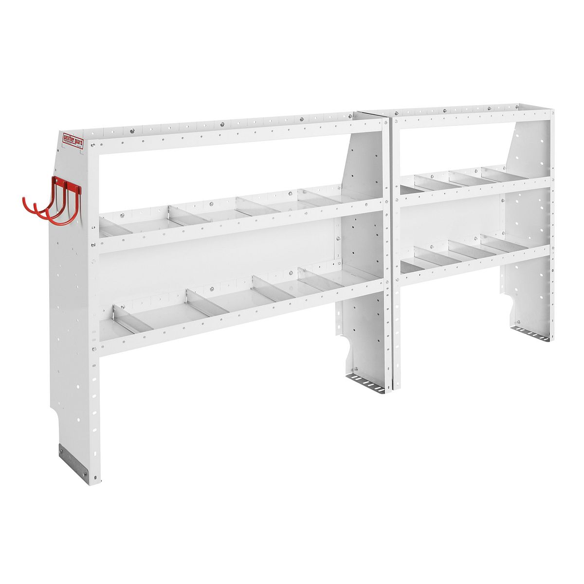 Weather Guard Van Storage System Kit, White - 600-8112R