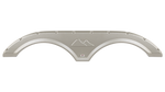 Icon Fender Skirt, 70-1/8 in Length x 11-1/4 in With 6 in Radius Wheel Arch, Black - 12551