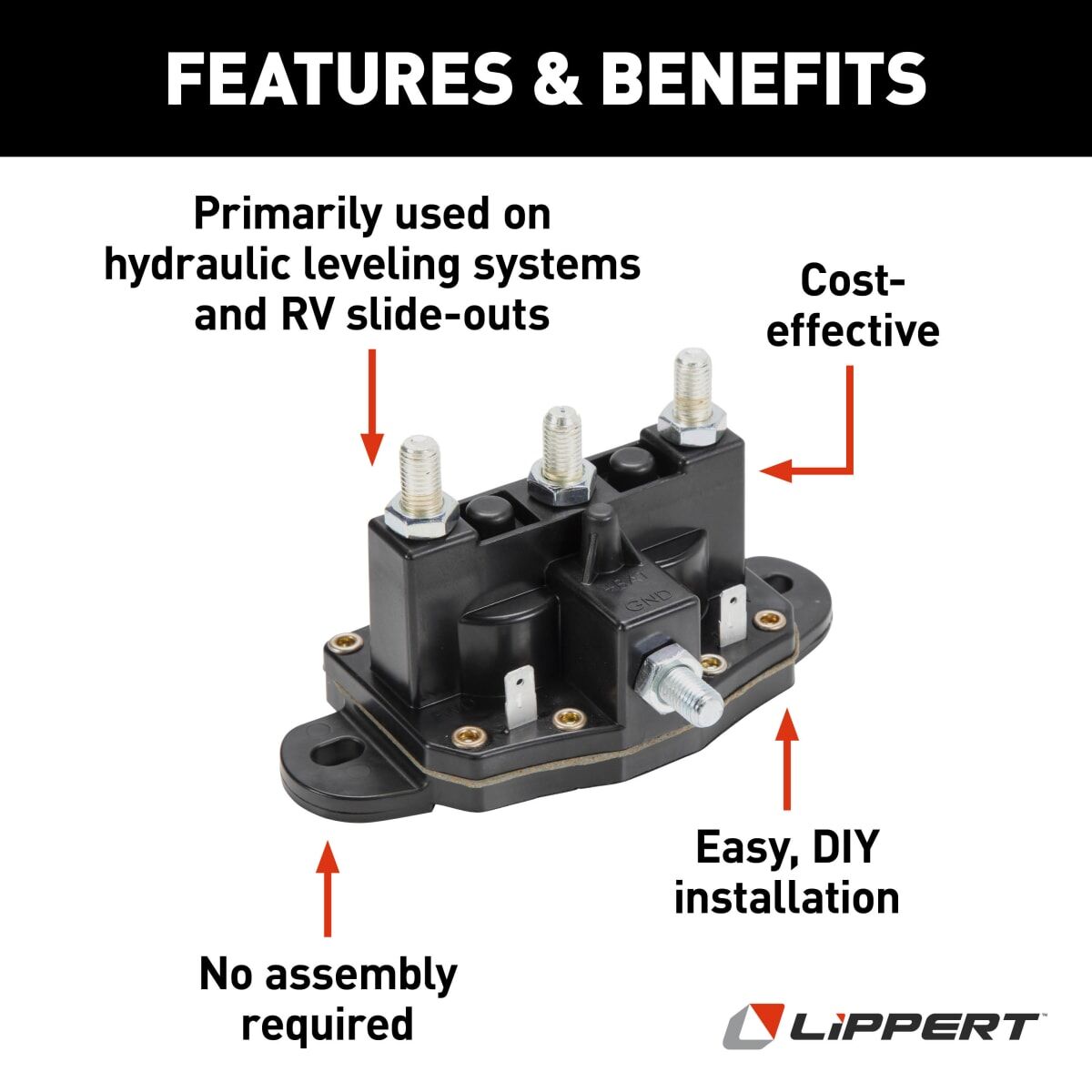 Lippert Leveling System Hydraulic Solenoid - 118246