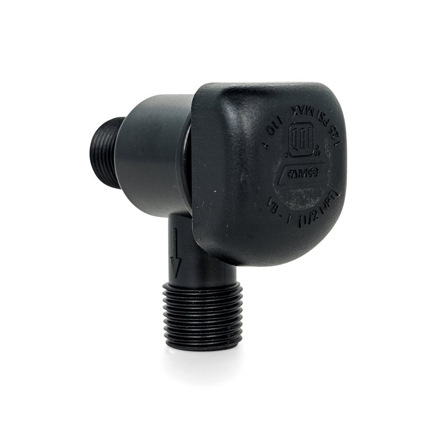 Camco Fresh Water Vacuum Breaker, 1-1/2 in Male NPT, Black - 40395