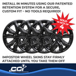 Coast2Coast Wheel Skins & Styled Wheel Covers IWCIMP407BLK product image 4