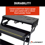 Lippert Entry Step, 24 in Width x 11 in Depth, 9 in Rise, 750 lb Weight Capacity - 372558