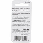 Tru Flate Valve Stem Extension, 1-1/4 in Length, Chrome Plated, Brass, Pack Of 4 - 38-315-4
