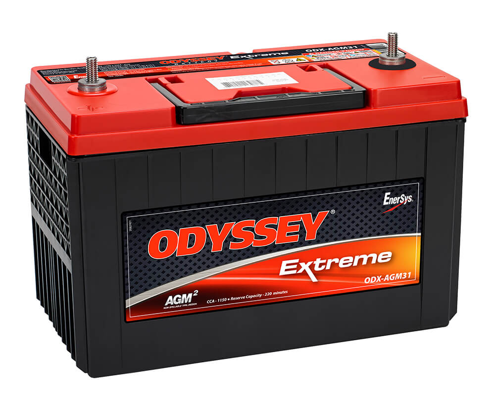 Odyssey Battery Battery, Extreme Series, 31 Group Size, 12 V - ODX-AGM31