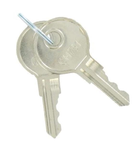 Valterra Key, Replacement Key For Valterra Cam Locks 751, Set of 2 - A524