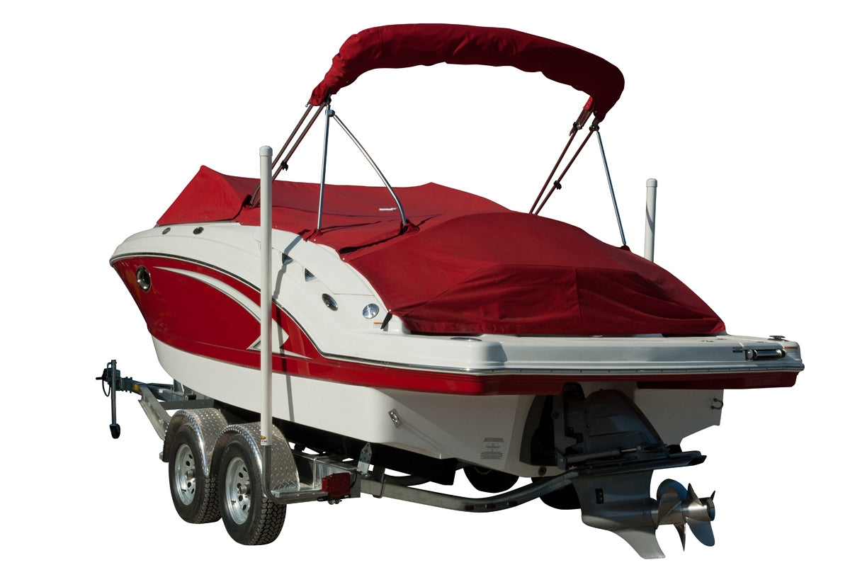 C.E. Smith Company Trailer Boat Guide, 60 in Length, White, Set Of 2 - 27640