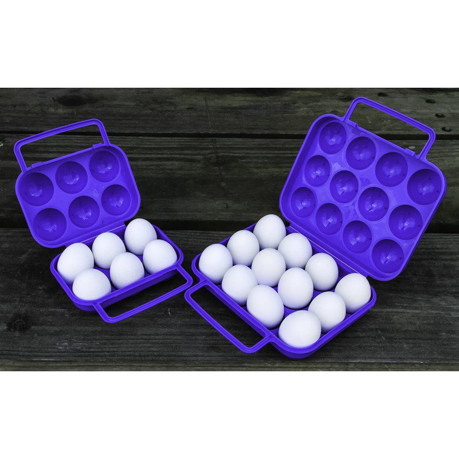 Camco Egg Holder, Holds 12 Eggs, Blue - 51015