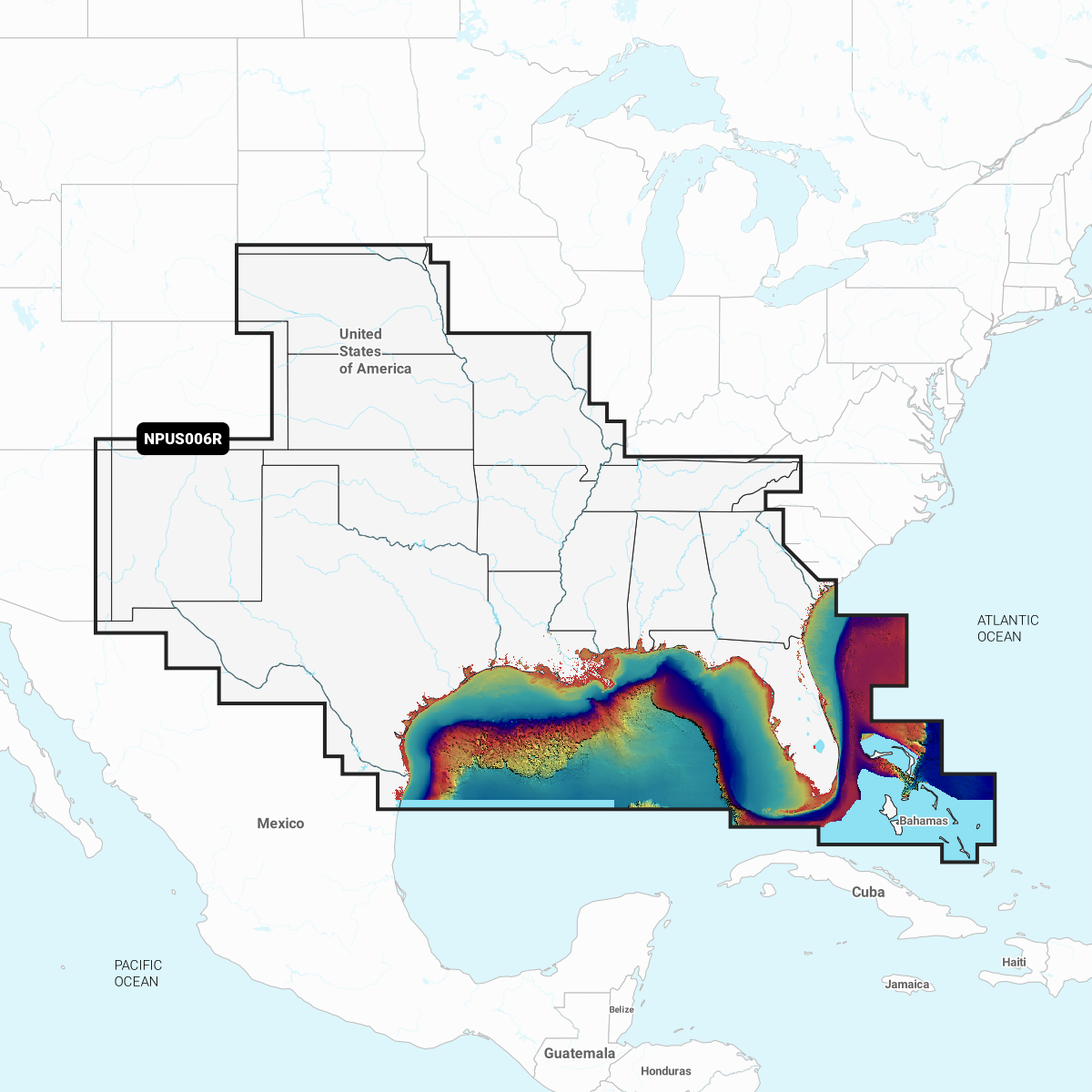 Navionics Marine Cartography, Detailed Coverage Of US South - Lakes, Rivers And Coastal, Region Code: NPUS006R - 010-C1369-40