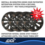 Coast2Coast Wheel Skins & Styled Wheel Covers IMP454BLK product image 5