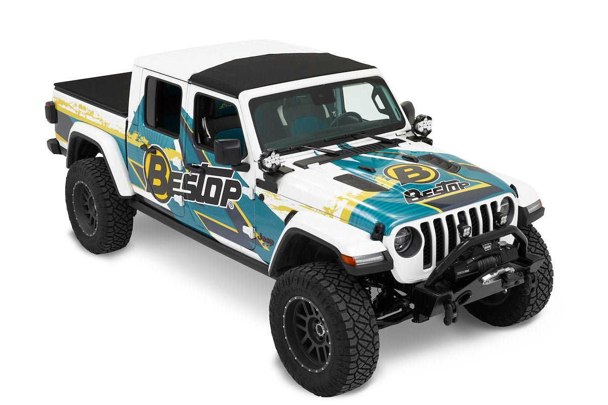 Bestop Soft Top, Black Twill - 52454-17