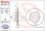 Brembo Brake Rotors 09B51811C02 product image 2