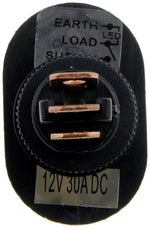Dorman Multi Purpose Switch, 12 V, 30 amp Max, Black With Red LED - 84840