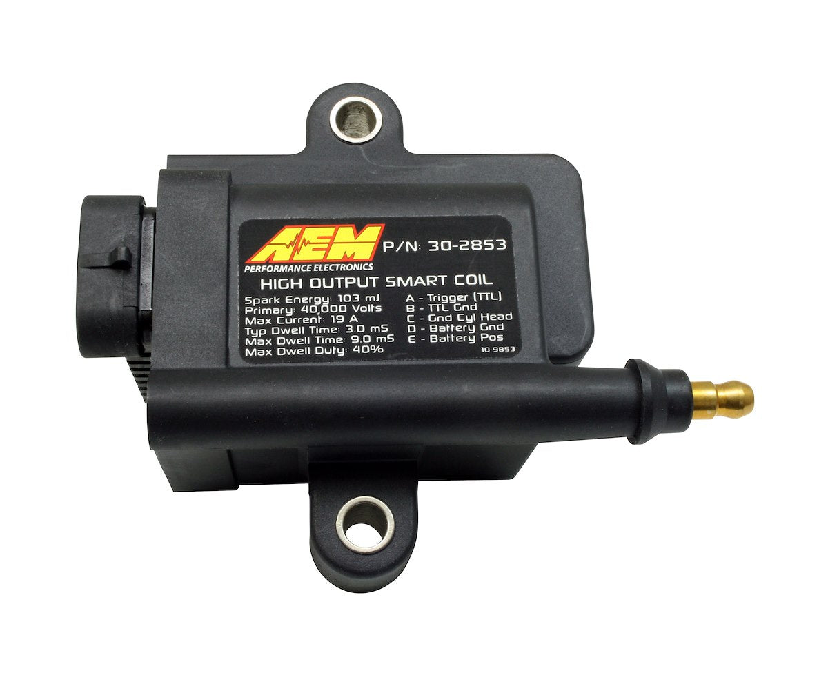 AEM Electronics Ignition Coil, 40000 V, Black - 30-2853