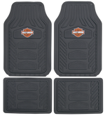 Plasticolor Floor Mat, Black, 4 Piece - 001671R01