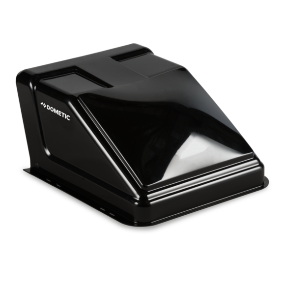 Dometic Roof Vent Cover, For 14 in x 14 in Vents, 23 in Length x 19-1/2 in Width x 10-1/4 in Depth, Black - U1400BL