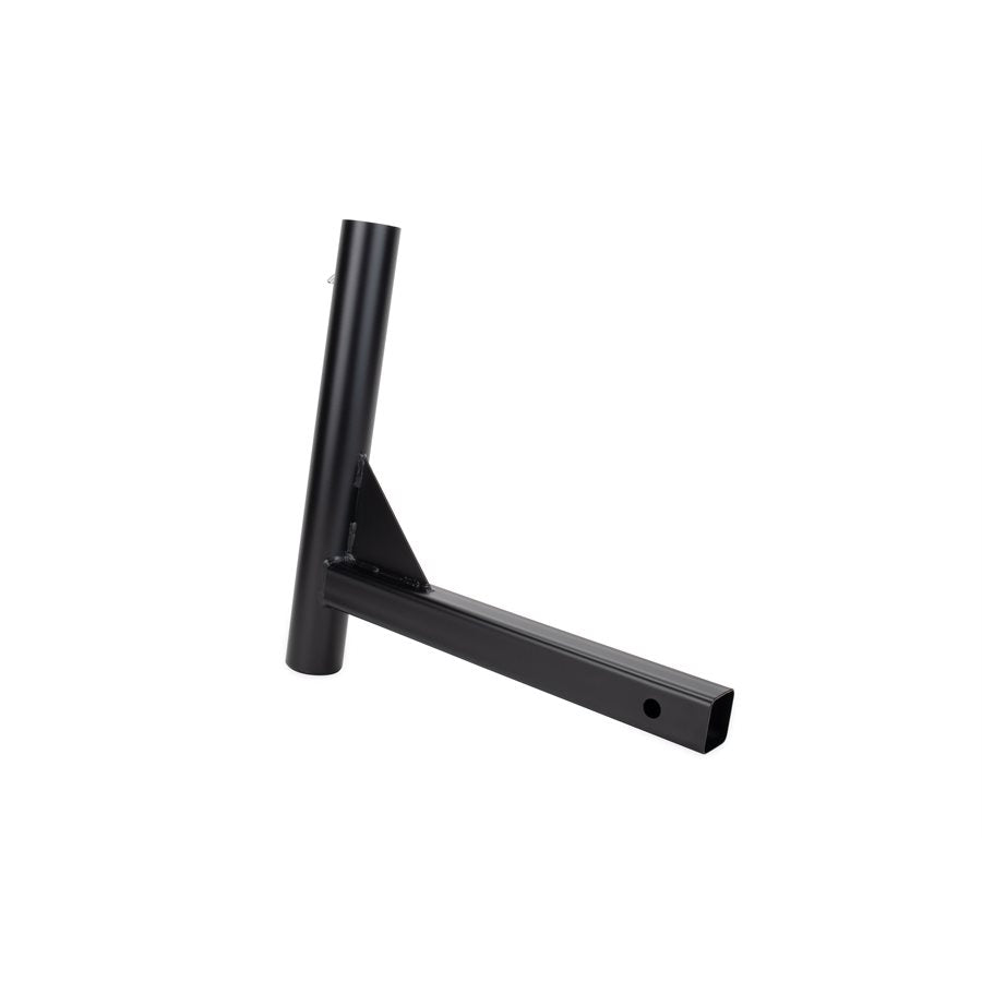 Camco Flagpole Mount, 2 in Receiver Hitch Mount, For Flag Poles Up To 2-11/32 in Diameter, Black - 51611