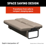 Lippert Sofa, 68 in Length x 30 in Width x 34 in Height Overall, 65 in Width x 20 in Depth Sitting Surface, 19 in Seating Height - 2024044399
