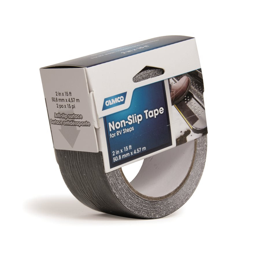 Camco Grip Tape, Black, 15 ft Length x 2 in Width - 25401