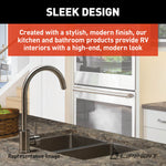 Lippert Faucet, Stainless Steel - 719324