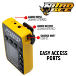 Rugged Radios UHF Radio, 10000 Channels, 400 To 480 MHz, 1000 mAh Battery Capacity - NITRO-BEE-X
