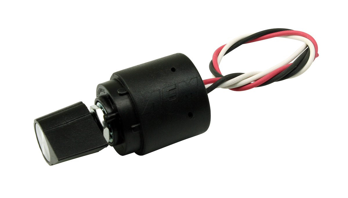 AEM Electronics Potentiometer, 12 Position, 14.3K Ohms Total Resistance, 3/8 in Mounting Hole Needed - 30-2056