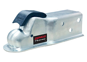 Demco RV Trailer Coupler, Bolt-On 3 in Channel Mount, 7000 lb Capacity, Fits 2 in Ball - 15945