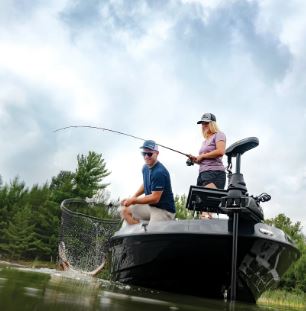 Minn Kota Trolling Motor, 80 lb Of Thrust, 60 in Length, 24 V - 1358971