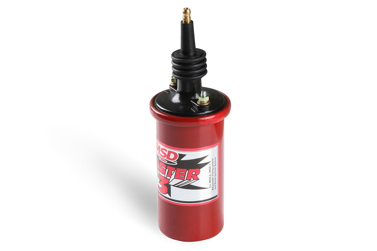 MSD Ignition Ignition Coil, Blaster 3, 45000 V, Red - 8223