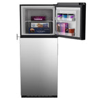 GE Appliances Refrigerator, Dual Compartment 2 Door Refrigerator With Top Freezer, 9.8 Cubic ft, 13.5 amp/12 V DC - PPV10R5YRSS