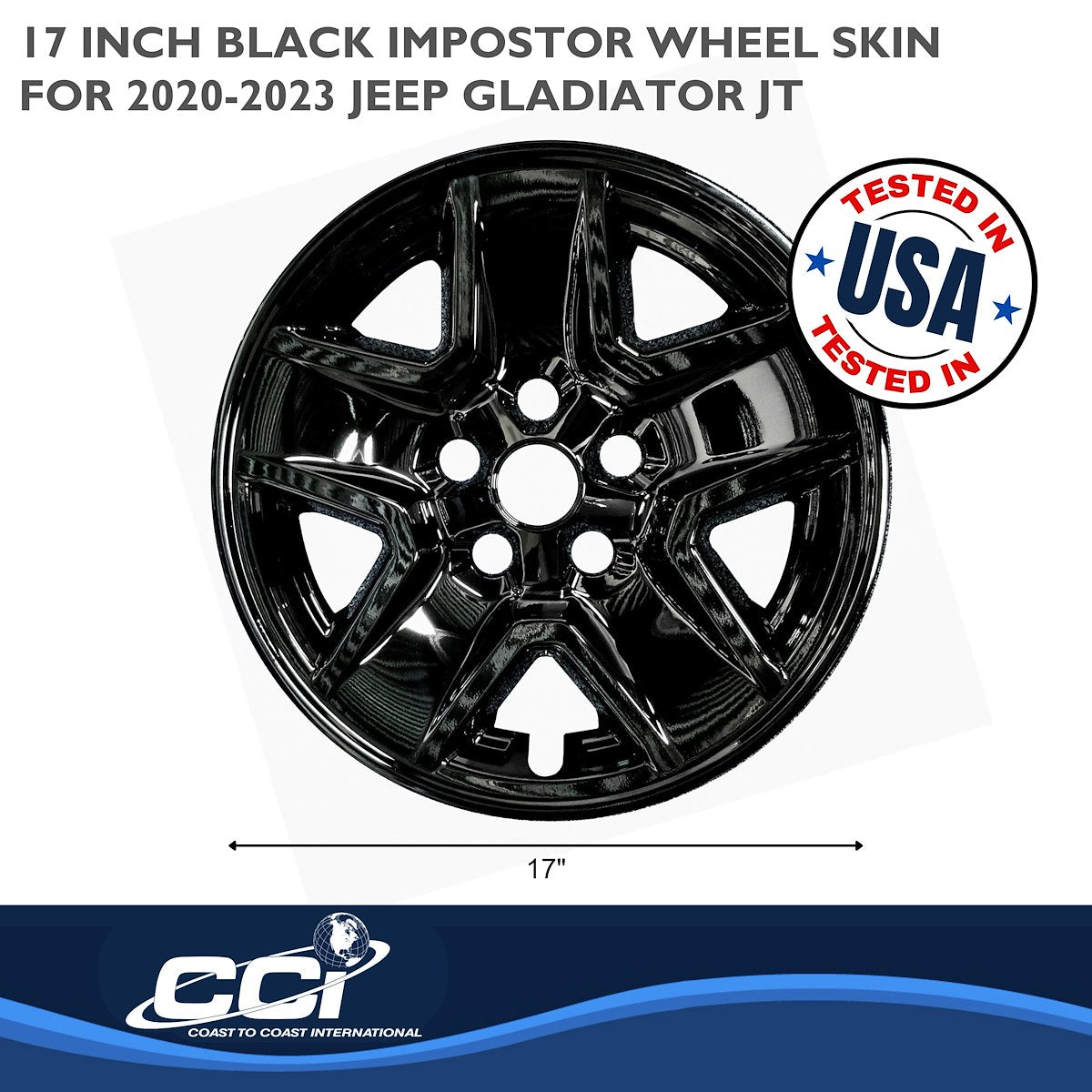 Coast2Coast Wheel Skins & Styled Wheel Covers IMP450BLK product image 2