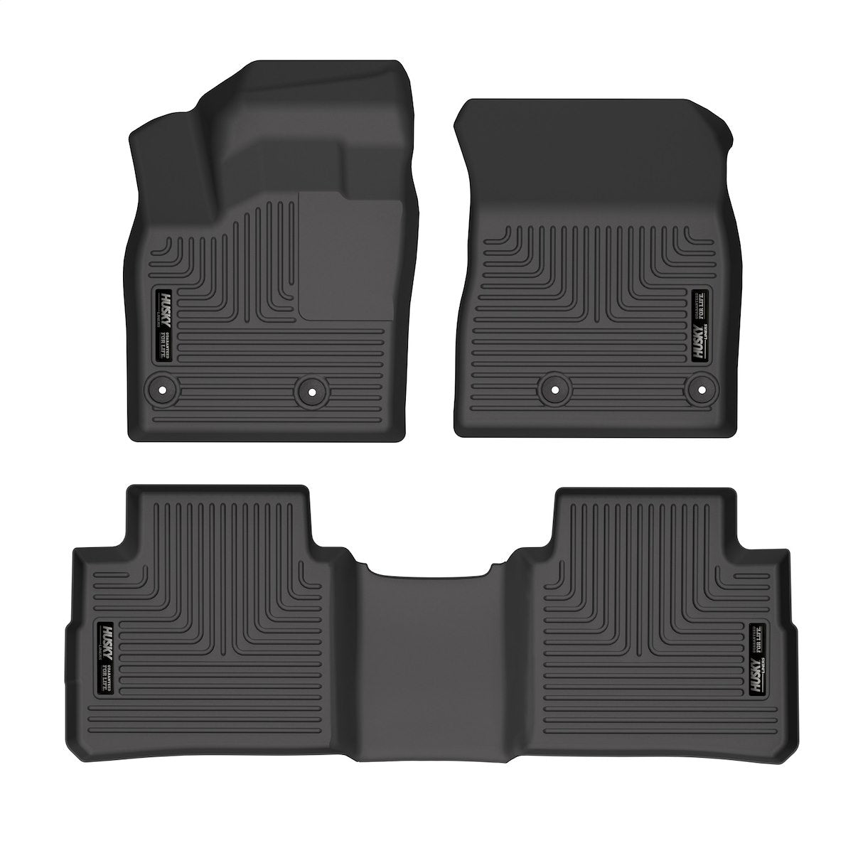Husky Liners Floor Liner, Black, 3 Piece - 95081