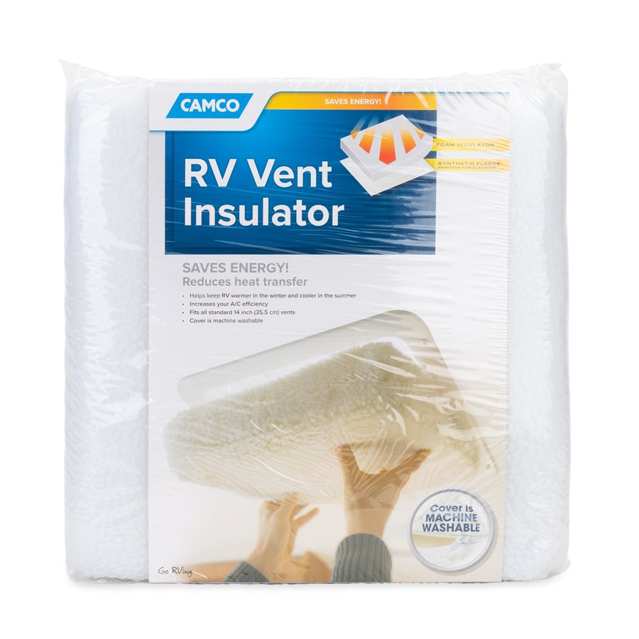 Camco Roof Vent Insulation, For 14 in x 14 in Vents, 3 in Foam Without Reflective Backing - 45195