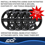 Coast2Coast Wheel Skins & Styled Wheel Covers IWCIMP395BLK product image 4
