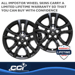 Coast2Coast Wheel Skins & Styled Wheel Covers IWCIMP398BLK product image 3