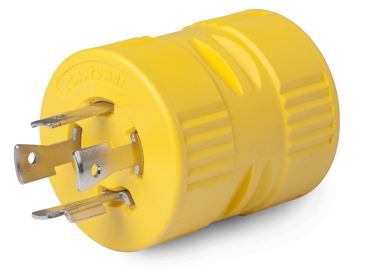 Marinco Power Cord Adapter, 20 amp Male To 30 amp Female - 128A