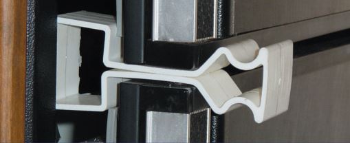 Adjust A Brush Refrigerator Door Vent Prop, White - PROD402
